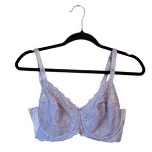 Wacoal Women's Light Blue Lace Bra Size 36D